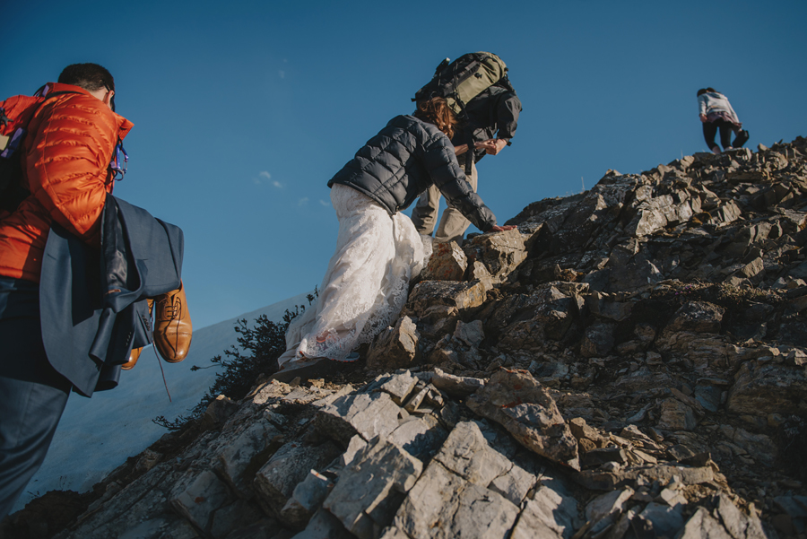 jasper photographer, elopement, rockies heli, helicopter, wedding, mountaintop, explore, seek adventure, Nikon, D750, @ Gabe McClintock Photography | www.gabemcclintock.com