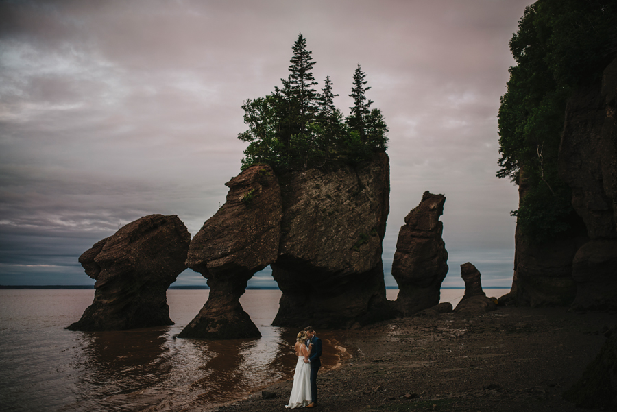 New brunswick photographer, hopewell rocks, bay of fundy, east coast, elopement, beach, sunset, chasing light, nikon d750, vsco, © Gabe Mcclintock Photography | www.gabemcclintock.com